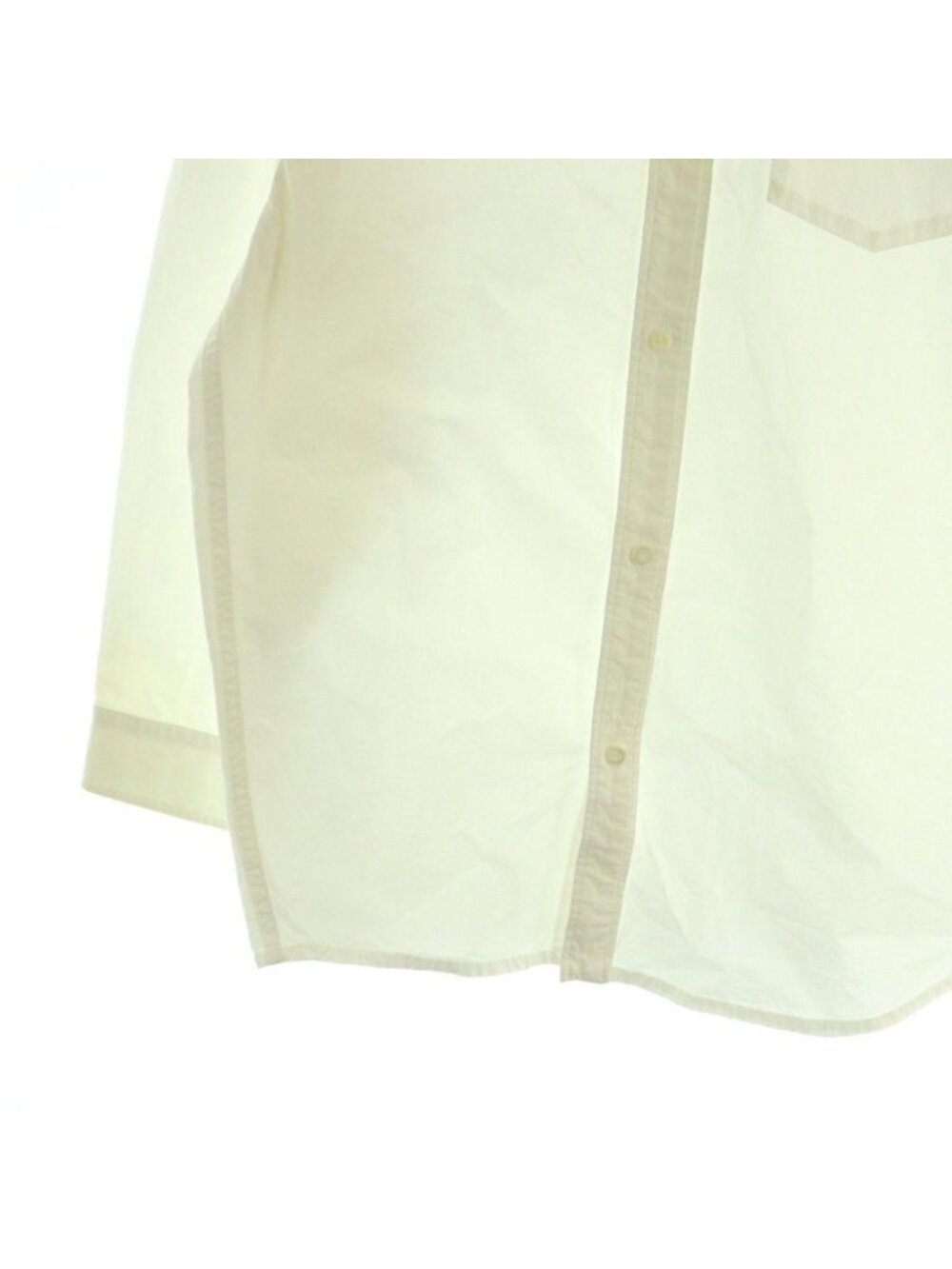 Balenciaga Unifit Overshirt Long Sleeve M White - Picture 4 of 7